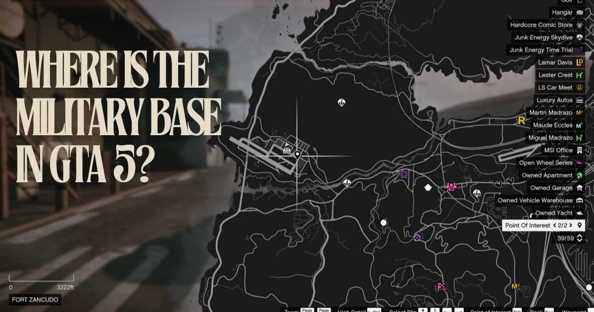 Where Is The Military Base In GTA 5?